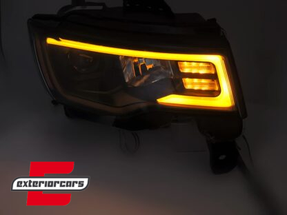 Prednja svjetla LED DRL TubeLight dizajn (crna) / Jeep Grand Cherokee (2016-2021) - Slika 4