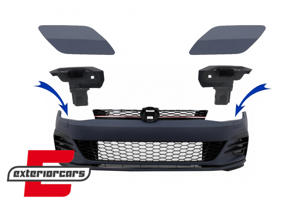 Poklopci SRA za prednji branik GTI dizajn / VW Golf 7.5 (2017-2020)