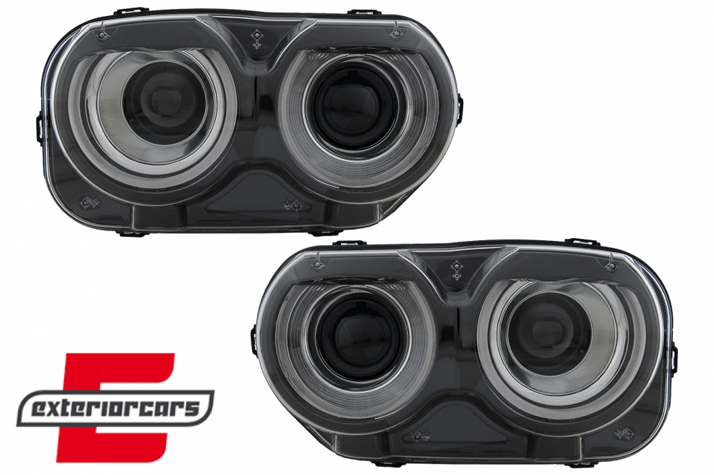 LED prednji farovi (crna) / Dodge Challenger (2015-2023) - Slika 2