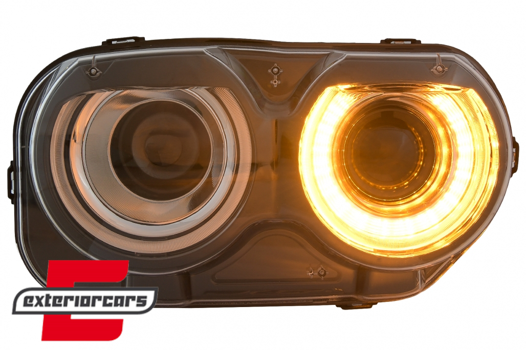 LED prednji farovi (crna) / Dodge Challenger (2015-2023) - Slika 9