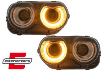 LED prednji farovi RGB svjetla (crna) / Dodge Challenger (2015-2023)