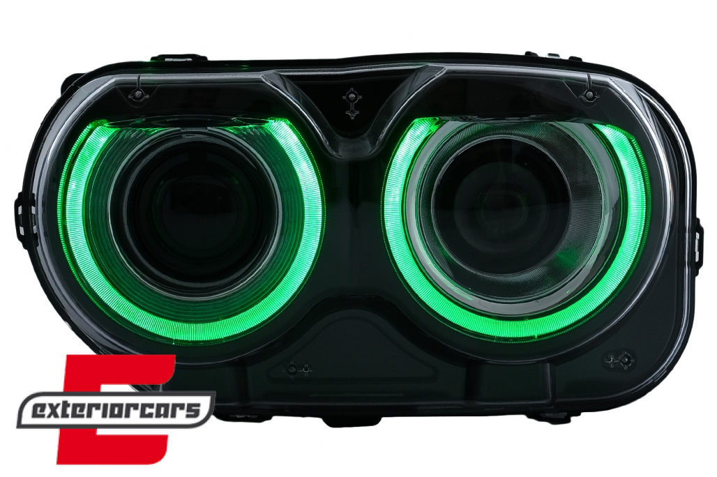 LED prednji farovi RGB svjetla (crna) / Dodge Challenger (2015-2023) - Slika 15