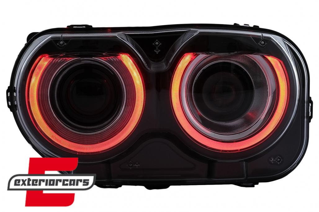 LED prednji farovi RGB svjetla (crna) / Dodge Challenger (2015-2023) - Slika 17