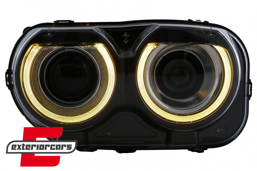LED prednji farovi RGB svjetla (crna) / Dodge Challenger (2015-2023) - Slika 18
