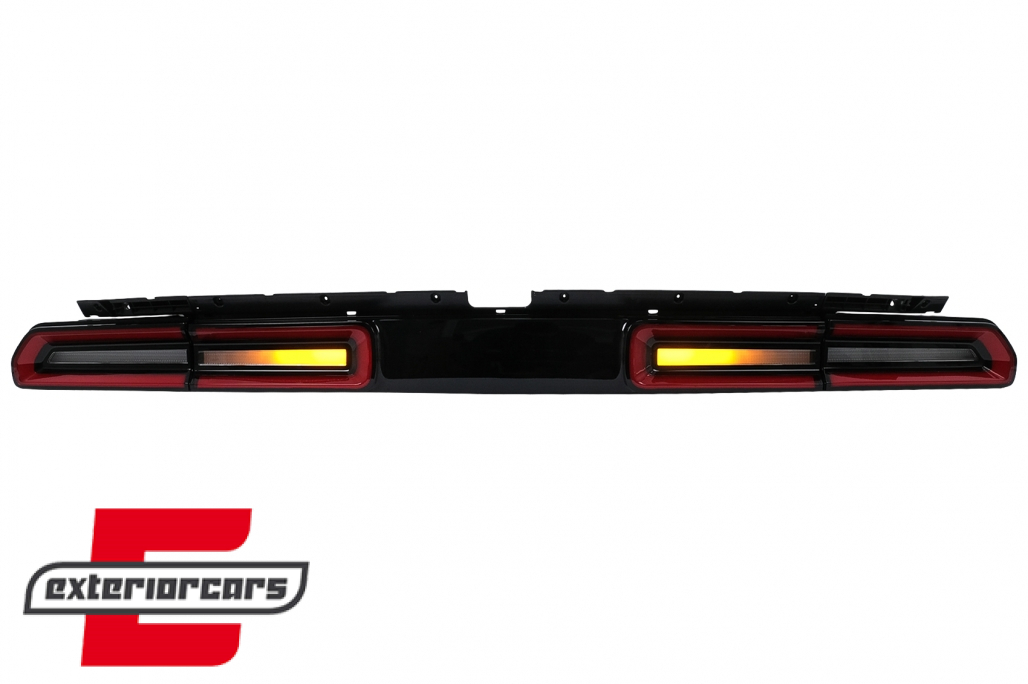 Full LED stražnja svjetla SEQ žmigavci (crvena/kristal) / Dodge Challenger (2008-2014) - Slika 5