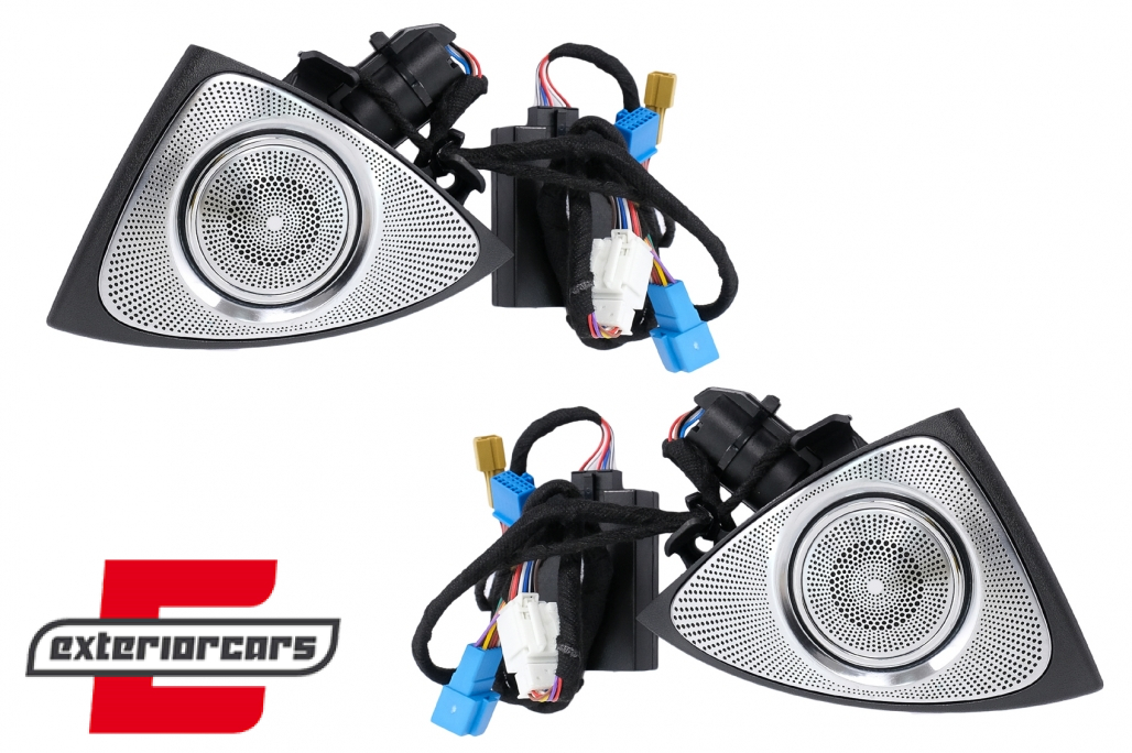 LED rotirajući visokotonci na prednjim vratima 7 boja / Mercedes S-klasa W222 (2013-2020)