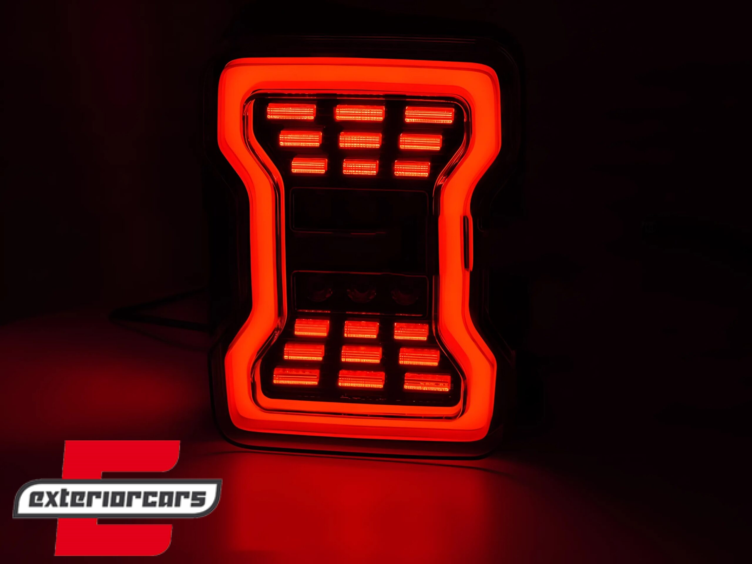 Full LED stražnja svjetla SEQ žmigavci (crna) / JEEP Wrangler JK (2007-2017) - Slika 4