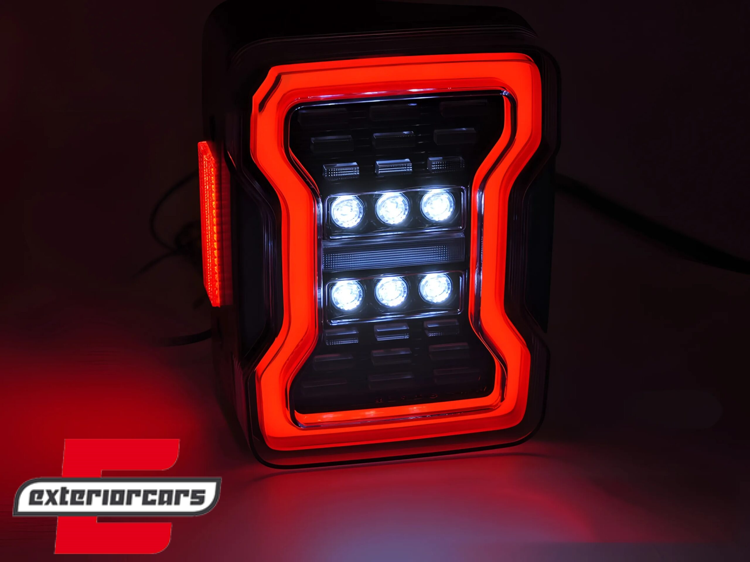 Full LED stražnja svjetla SEQ žmigavci (crna) / JEEP Wrangler JK (2007-2017) - Slika 6