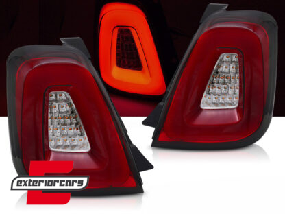 Full LED stražnja svjetla (crvena) / Fiat 500 Hatchback Cabrio (2015-2020)