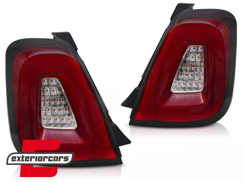 Full LED stražnja svjetla (crvena) / Fiat 500 Hatchback Cabrio (2015-2020) - Slika 2