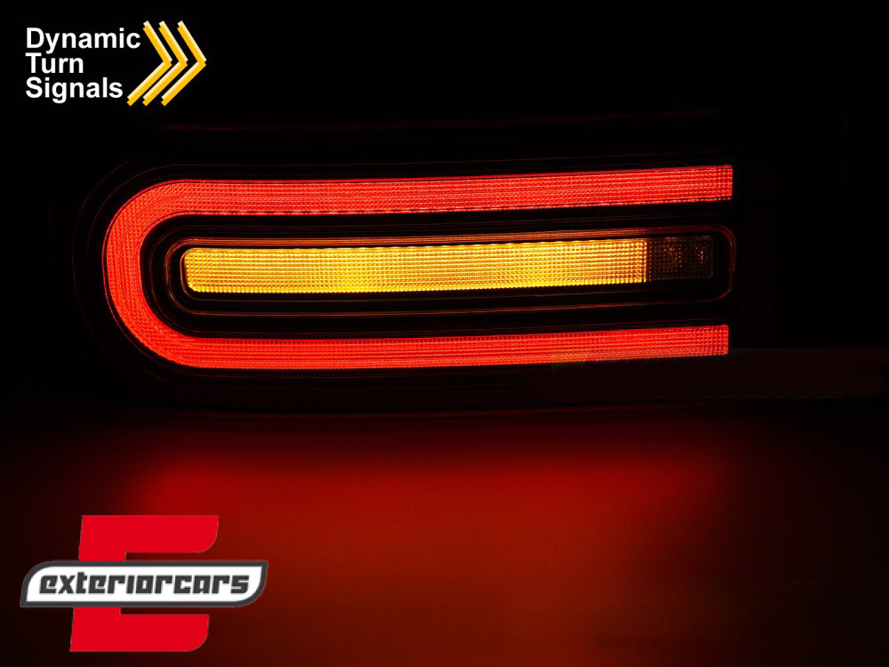 Full LED stražnja svjetla SEQ žmigavci (crna) / Mercedes G-klasa W463 (2018-2024) W465 (2024-) - Slika 4