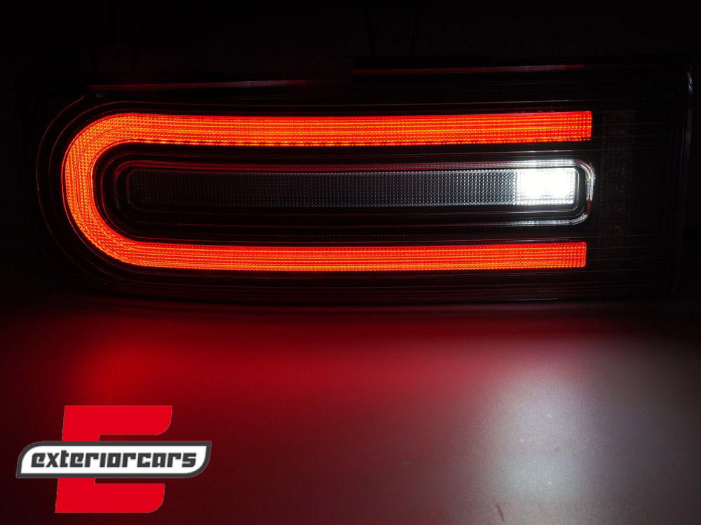 Full LED stražnja svjetla SEQ žmigavci (crna) / Mercedes G-klasa W463 (2018-2024) W465 (2024-) - Slika 5