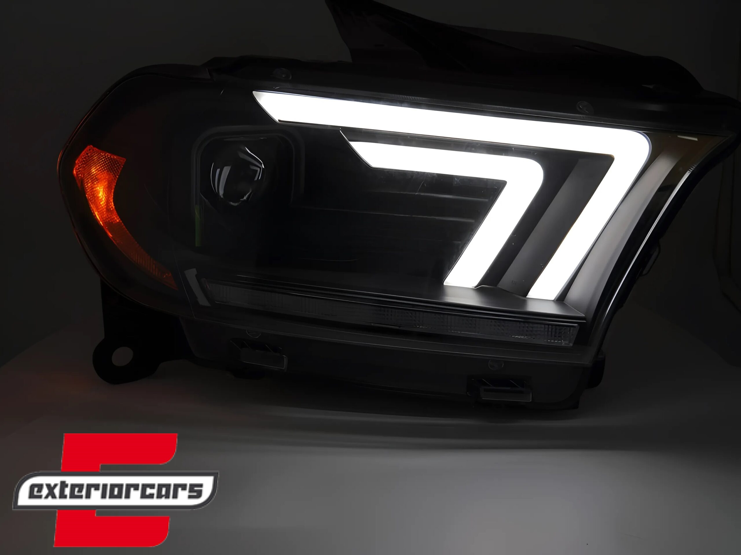 Prednja svjetla LED DRL SEQ žmigavci XENON (crna) / Dodge Durango (2010-2013) - Slika 3