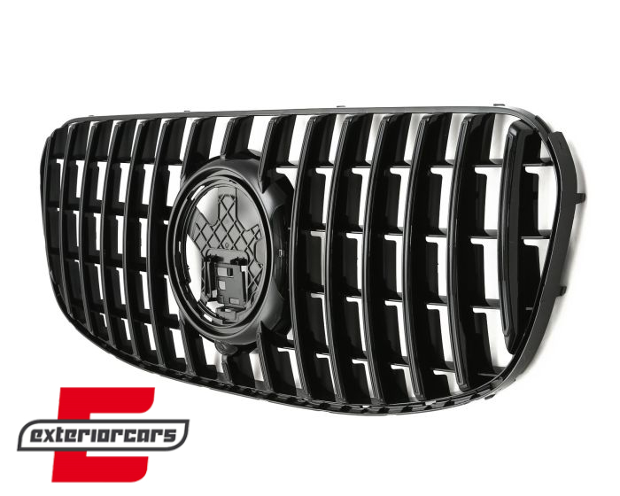Prednja maska GT-R Panamericana dizajn (piano crna) / Mercedes GLS SUV X167 Facelift (2024-) - Slika 3