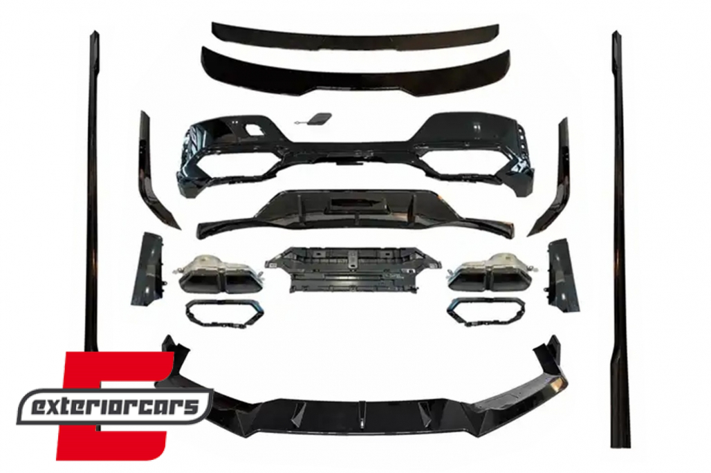 Bodykit Aero Black Knight dizajn (piano crna) / BMW serije 7 G70 M paket (2022-2026) - Slika 44