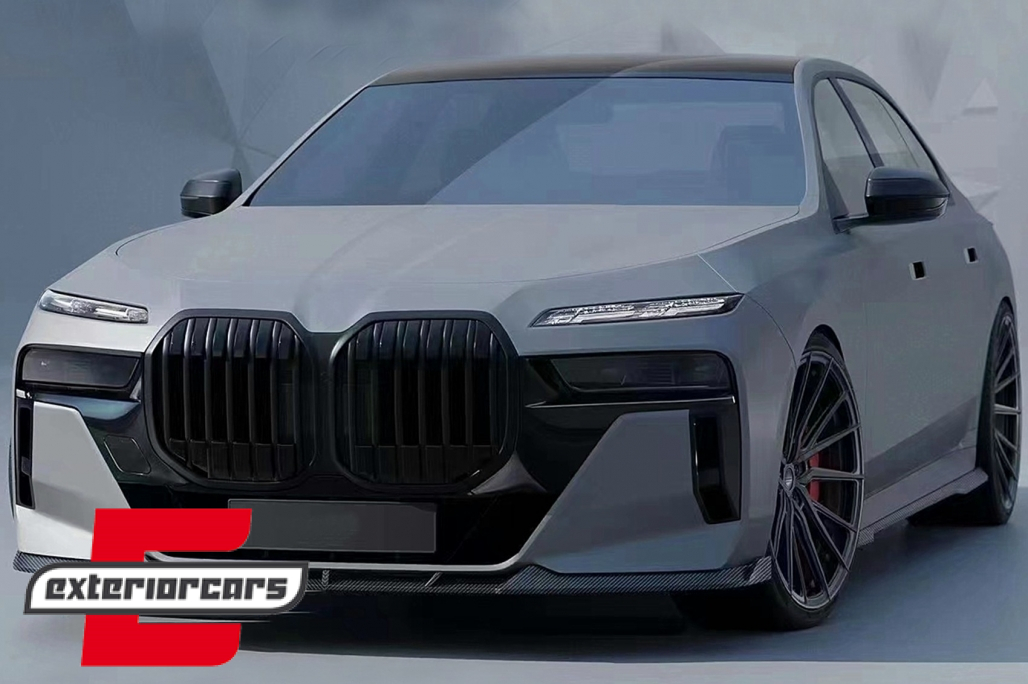 Bodykit Aero Black Knight dizajn (piano crna) / BMW serije 7 G70 M paket (2022-2026) - Slika 45