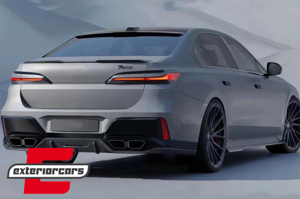 Bodykit Aero Black Knight dizajn (piano crna) / BMW serije 7 G70 M paket (2022-2026) - Slika 46