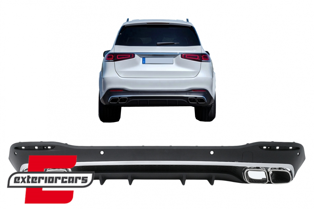 Difuzor zraka & nastavci auspuha GLS63 AMG dizajn / Mercedes GLS klasa X167 (2020-)