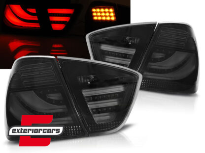 LED stražnja svjetla LedBar (smoke/crna) / BMW serije 3 E90 limuzina (2005-2008)