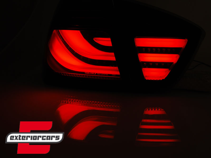 LED stražnja svjetla LedBar (smoke/crna) / BMW serije 3 E90 limuzina (2005-2008) - Slika 3