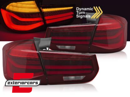 LED stražnja svjetla SEQ žmigavci LCI dizajn (crvena/kristal) / BMW serije 3 F31 karavan (2011-2019)