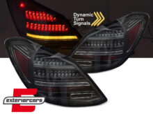 Full LED stražnja svjetla SEQ žmigavci (crna) / Mercedes C klasa W205 limuzina (2014-2021)
