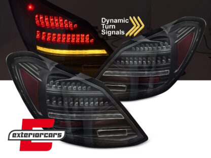 Full LED stražnja svjetla SEQ žmigavci (crna) / Mercedes C klasa W205 limuzina (2014-2021)