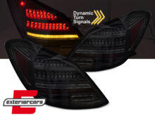Full LED stražnja svjetla SEQ žmigavci (smoke) / Mercedes C klasa W205 limuzina (2014-2021)