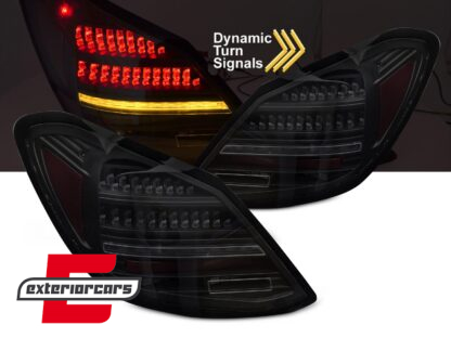 Full LED stražnja svjetla SEQ žmigavci (smoke) / Mercedes C klasa W205 limuzina (2014-2021)