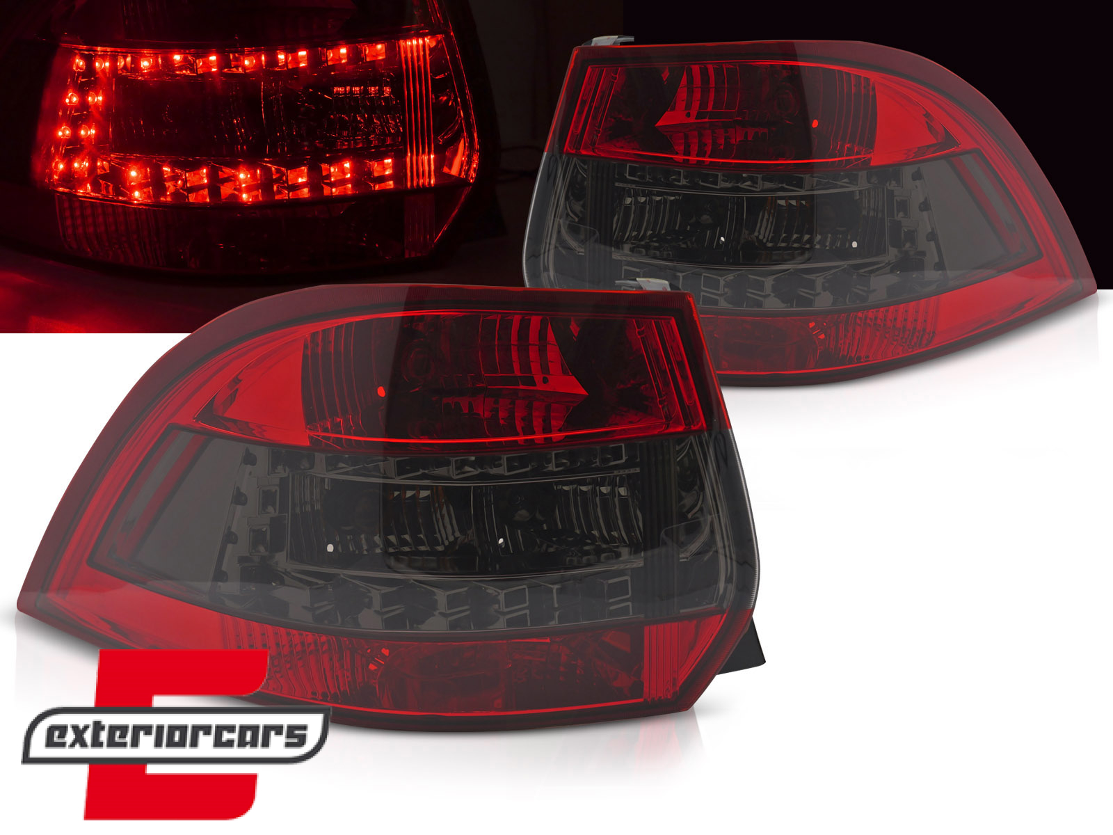 LED stražnja svjetla (crvena/smoke) / VW Golf 5 V karavan (2003-2009) Golf 6 VI karavan (2008-2013)