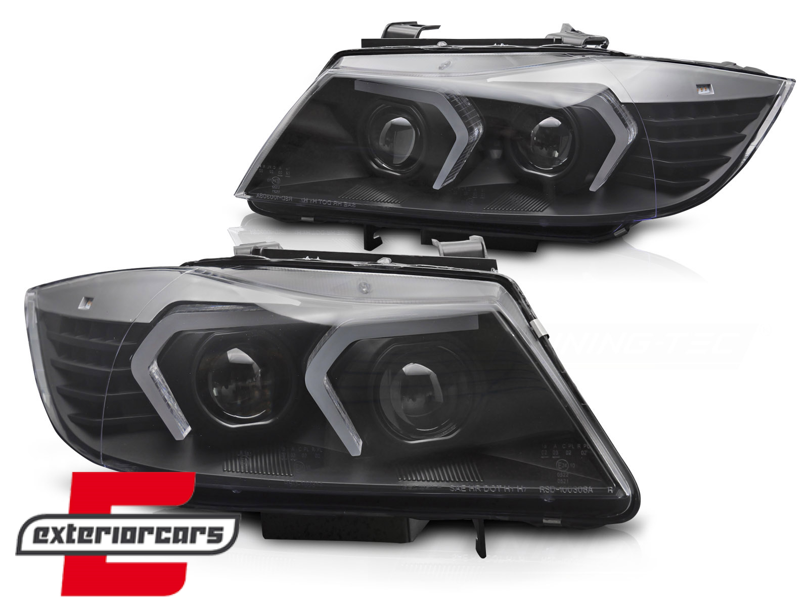 Prednja svjetla G20 LCI look Xenon (crna) / BMW serije 3 E90 E91 LCI (2008-2011) - Slika 2