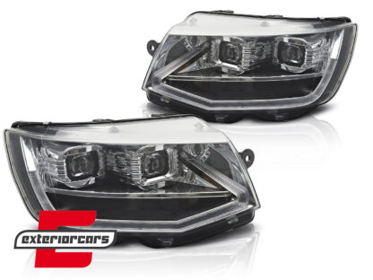 Full LED prednja svjetla SEQ žmigavci (chrome) / VW Transporter T6 (2015-2019) - Slika 2