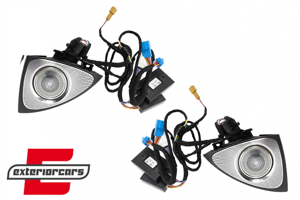LED rotirajući visokotonci na prednjim vratima 64 boje / Mercedes S-klasa W222 (2013-2020)