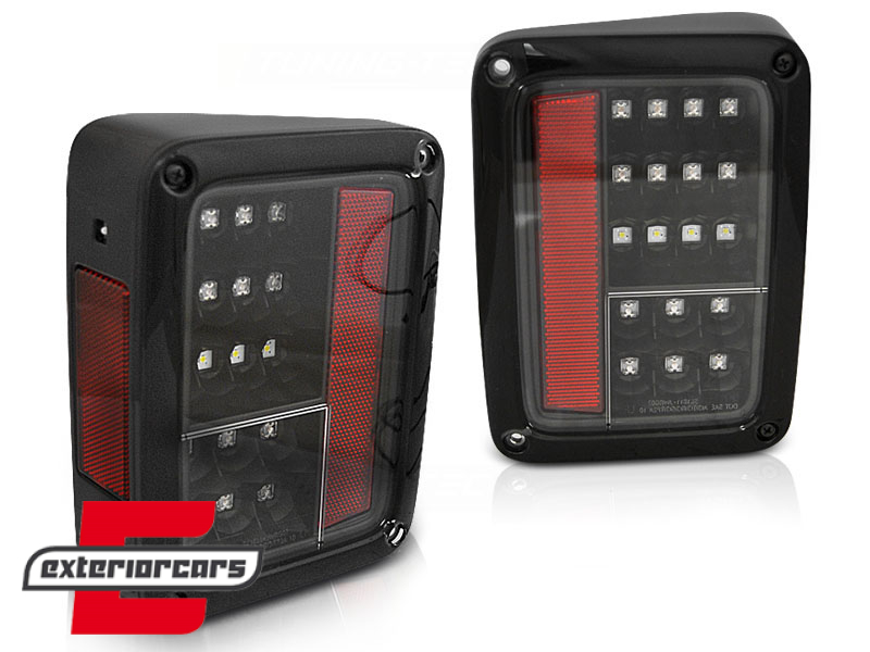 Full LED stražnja svjetla (crna) / Jeep Wrangler JK (2007-2017) - Slika 2