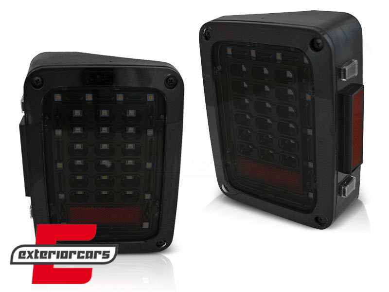 Full LED stražnja svjetla (smoke) / Jeep Wrangler JK (2007-2017) - Slika 2