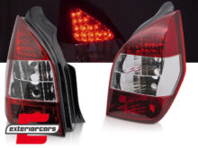 LED stražnja svjetla (crvena/kristal) / Citroen C2 hatchback (11.2003-2010)