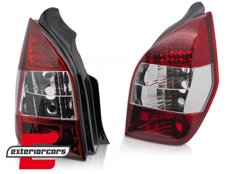LED stražnja svjetla (crvena/kristal) / Citroen C2 hatchback (11.2003-2010) - Slika 2