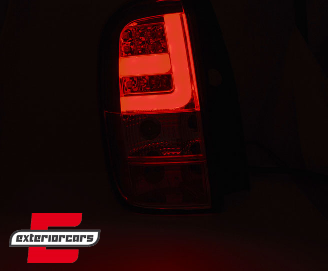 LED stražnja svjetla LightBar dizajn (crvena/kristal) / Dacia Duster I (2010-09.2013) - Slika 3