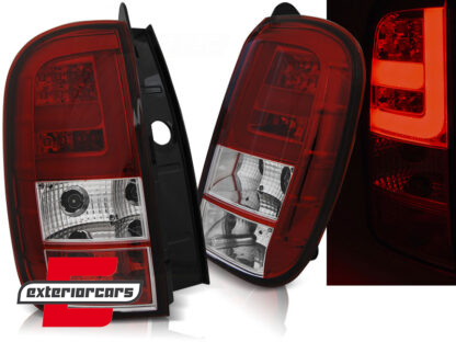 LED stražnja svjetla LightBar dizajn (crvena/kristal) / Dacia Duster I (2010-09.2013)