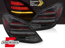 Full LED stražnja svjetla SEQ žmigavci (crna/crvena) / Mercedes C klasa W205 limuzina (2014-2021)