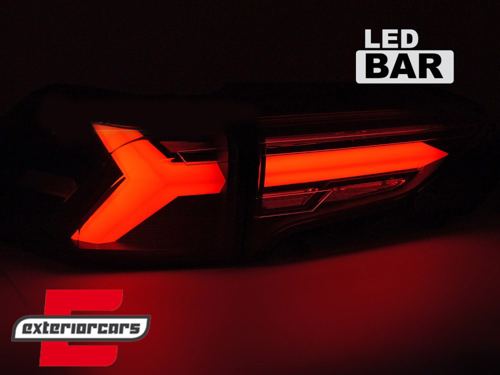 Full LED stražnja svjetla SEQ žmigavci (crna) / Toyota RAV4 (2019-2025) - Slika 3