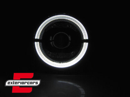 Full LED prednja svjetla Angel Eye (crna) / Jeep Wrangler JK (2007-2017) - Slika 4