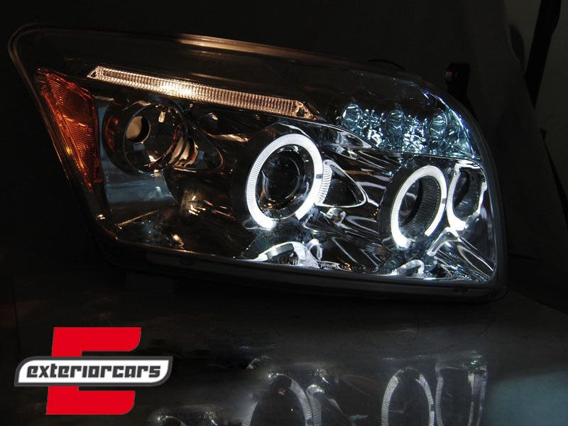 Prednja svjetla Angel Eyes (chrome) / Dodge Caliber (2006-2012) - Slika 4