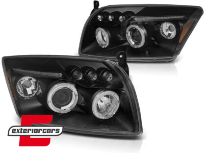 Prednja svjetla Angel Eyes (crna) / Dodge Caliber (2006-2012) - Slika 2