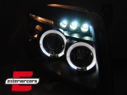 Prednja svjetla Angel Eyes (crna) / Dodge Caliber (2006-2012) - Slika 3