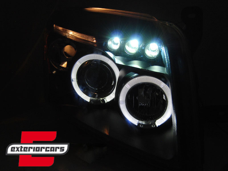 Prednja svjetla Angel Eyes (crna) / Dodge Caliber (2006-2012) - Slika 3