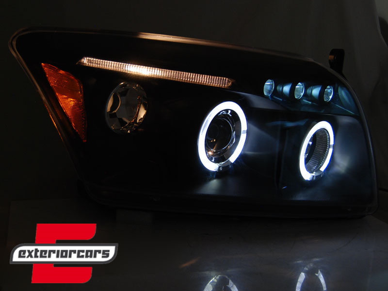 Prednja svjetla Angel Eyes (crna) / Dodge Caliber (2006-2012) - Slika 4