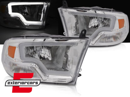 Prednja svjetla LED TubeLight dizajn (chrome) / Dodge RAM (2009-2018)