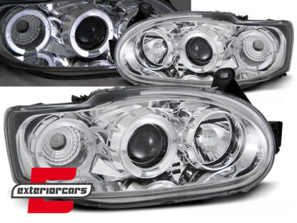 Prednja svjetla Angel Eyes (chrome) / Ford Escort Mk6 (02.1995-2000)