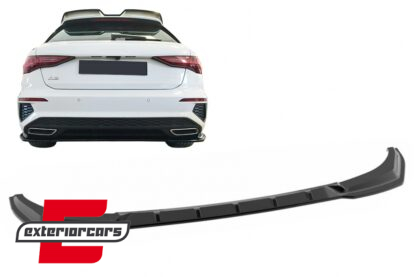 Nastavak stražnjeg branika (crna) / Audi A3 8Y S-Line (2020-2024) Sportback